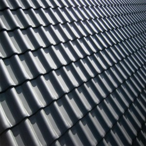 metal roof tiles, overlap and interlock, fix system