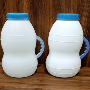 Milk Plastic Bottle, Pvc sealing type, open cap type