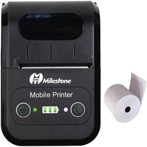 Mini Thermal Printer Black, Not easily faded