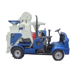 Mobile Rice Mill, Non computerized, iron material