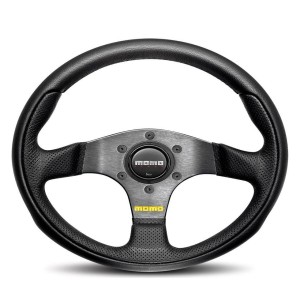 Momo Steering Wheel, Rubber and metal material