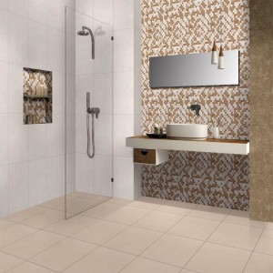 mosaic beige wall tiles, Neutral beige tone blend