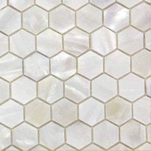 Mosaic Pearl wall tiles, Iridescent pearl-like glaze