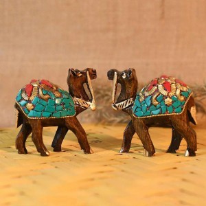 Multi Color Camel Statue