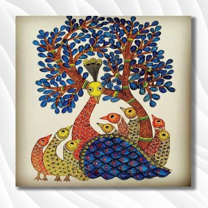 Multicolor Gond Painting