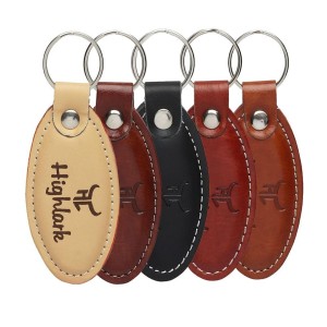 Multishape Leather Keychains
