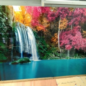 natural 3D wall tile, Earth-toned stone-texture tile