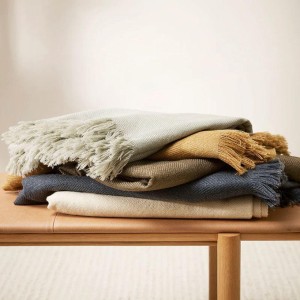 Natural Wool Throw