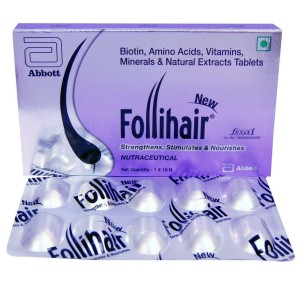 New Follihair Tablets, Multi-vitamin hair booster
