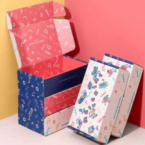 Offset Printed Corrugated Carton Box, Multi-color ink