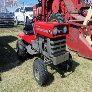 Old Garden Tractor, Walking behind flail mower