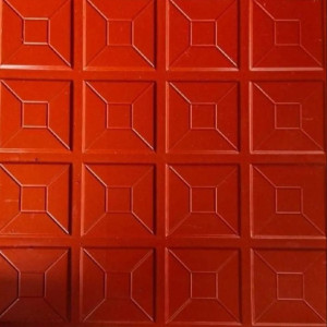 Orange Chequered Tiles