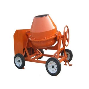 Orange Concrete Mixer