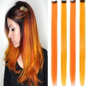 Orange Hair Extension