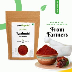 Organic Kashmiri Lal Mirch Powder, Mild Flavor