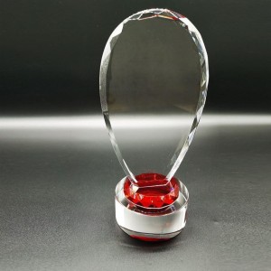 Oval Crystal Trophy