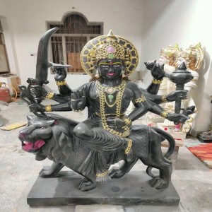 Painted Durga Statue