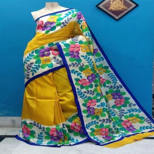 Painted Murshidabad Sarees