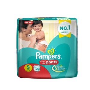 Pampers White Baby Diapers