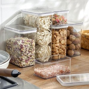 Pantry Plastic Storage Containers, Durability, reusable