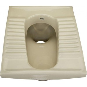 Parryware Indian Toilet Seat, 30x20x15 inch, white