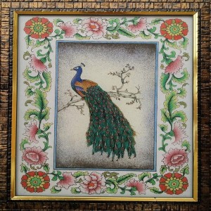 Peacock Gemstone Painting