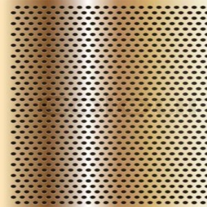 Perforated Brass Sheet, Material Brass alloy