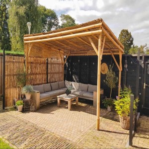 Pergola Bamboo, Landscaping terraces, guadua variety