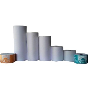 Plain Adding Machine Paper Roll, White color, 80 gsm