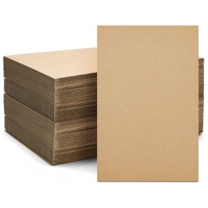Plain Corrugated Paper Carton, Uncoated kraft finish