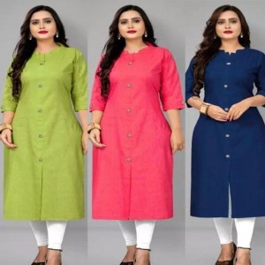 Plain Cotton Kurtis