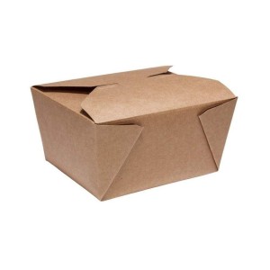 plain food Cardboard box, Basic unprinted structure