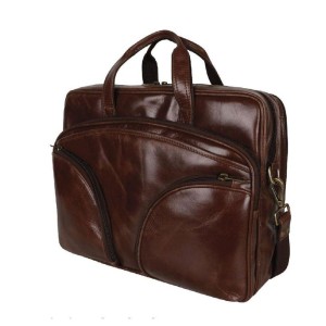 Plain Leather laptop bags