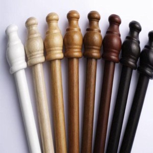 Plain Wooden Curtain Rod