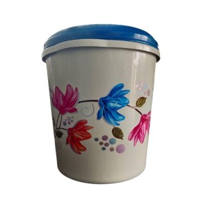 Plastic Flower Printed Container