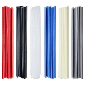Plastic Pvc Welding Rod, Black, grey and white