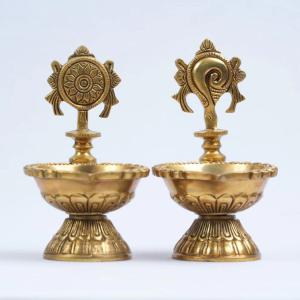 Polished Brass Diya