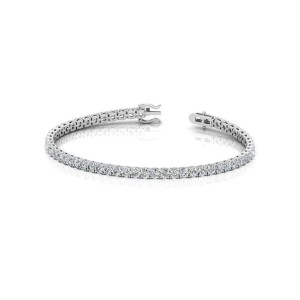 Polished Diamond Bracelet