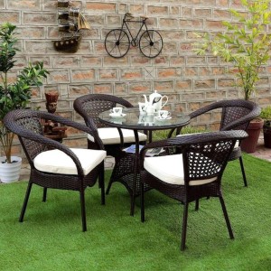 Polished Patio Furniture Set