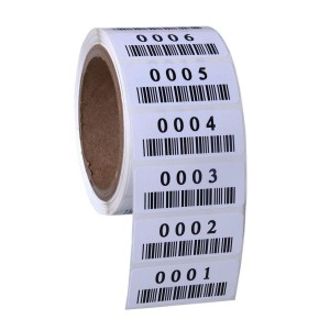 Polyester Barcode Label Roll, High heat resistance type