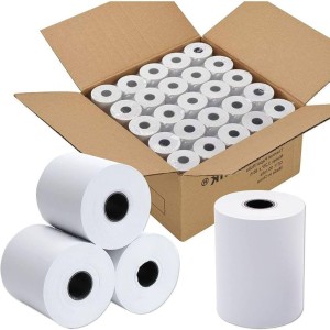 POS Receipt Paper Roll, 57mm x 40mm, smooth