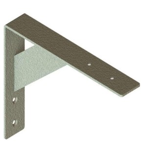 Powder Coated Steel Angle Bracket, Hot dipped galvanized