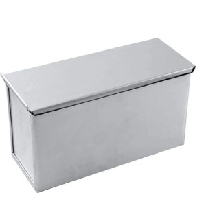 Premium Aluminium Bread Mould, Silver & rectangular