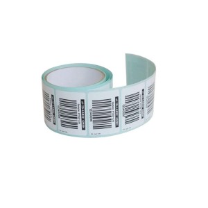 Printed Textile Barcode Label, 0.4 mm thickness