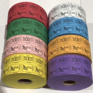 Printed Tickets Roll, Waterproof and customized