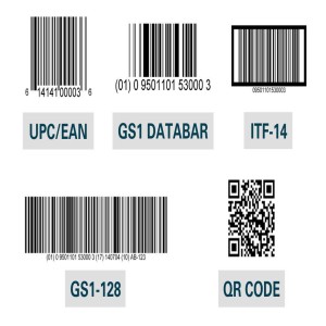 Product Labels barcode, Label Size Custom, matte