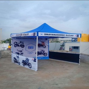 Promotional Tents, Sturdy frame & reliable structure