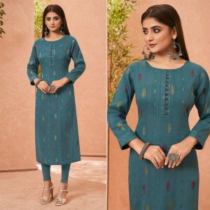 Pure Cotton Embroidered Kurti