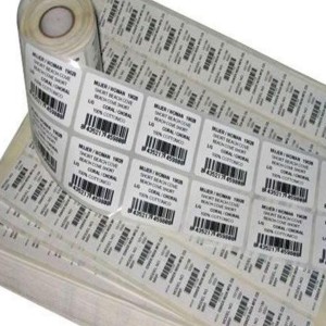 Pvc Security Barcode Label, Standard size, customized
