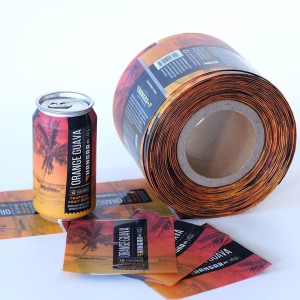 PVC Sleeve Shrink, Plastic film sealed with heat